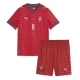 Billige Fotballdrakt Portugal Bruno Fernandes #8 Replika Hjemmedraktsett Barn VM 2026 Kortermet (med bukser)